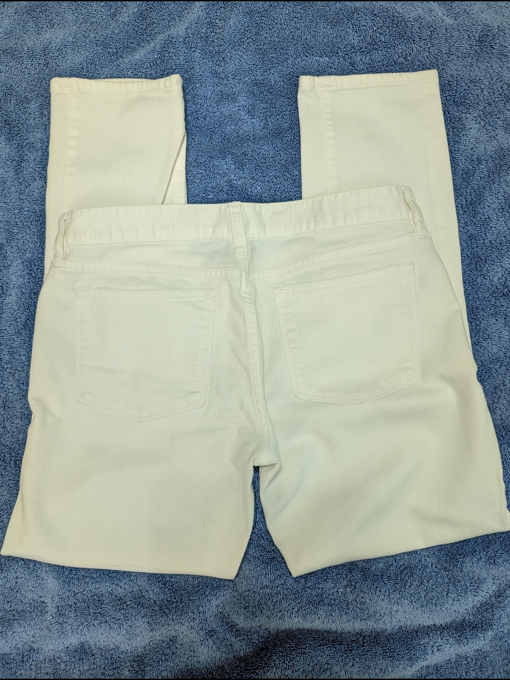 J. Crew Toothpick Mid Rise Ankle Jeans in White NWOT - Picture 3 of 6